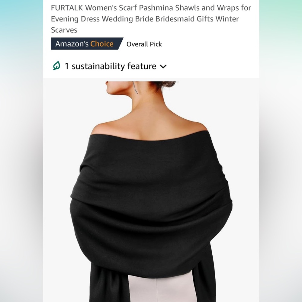 Furtalk pashmina/shawl/wrap